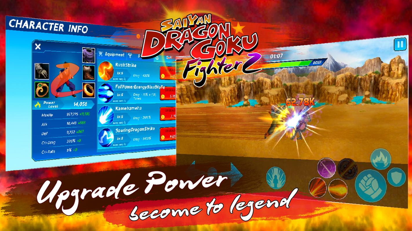 Download dragon ballsayain goku fighter z for android pc